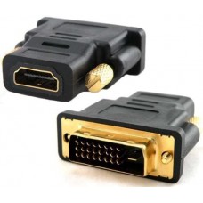 DVI (24+1) Male to HDMI Female Adapter