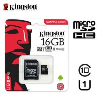 Kingston Micro SD 16go CLASS10 Adapter Included