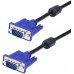 VGA to VGA Cable Male To Male 1.5m SVGA Monitor Cord Blue Plug
